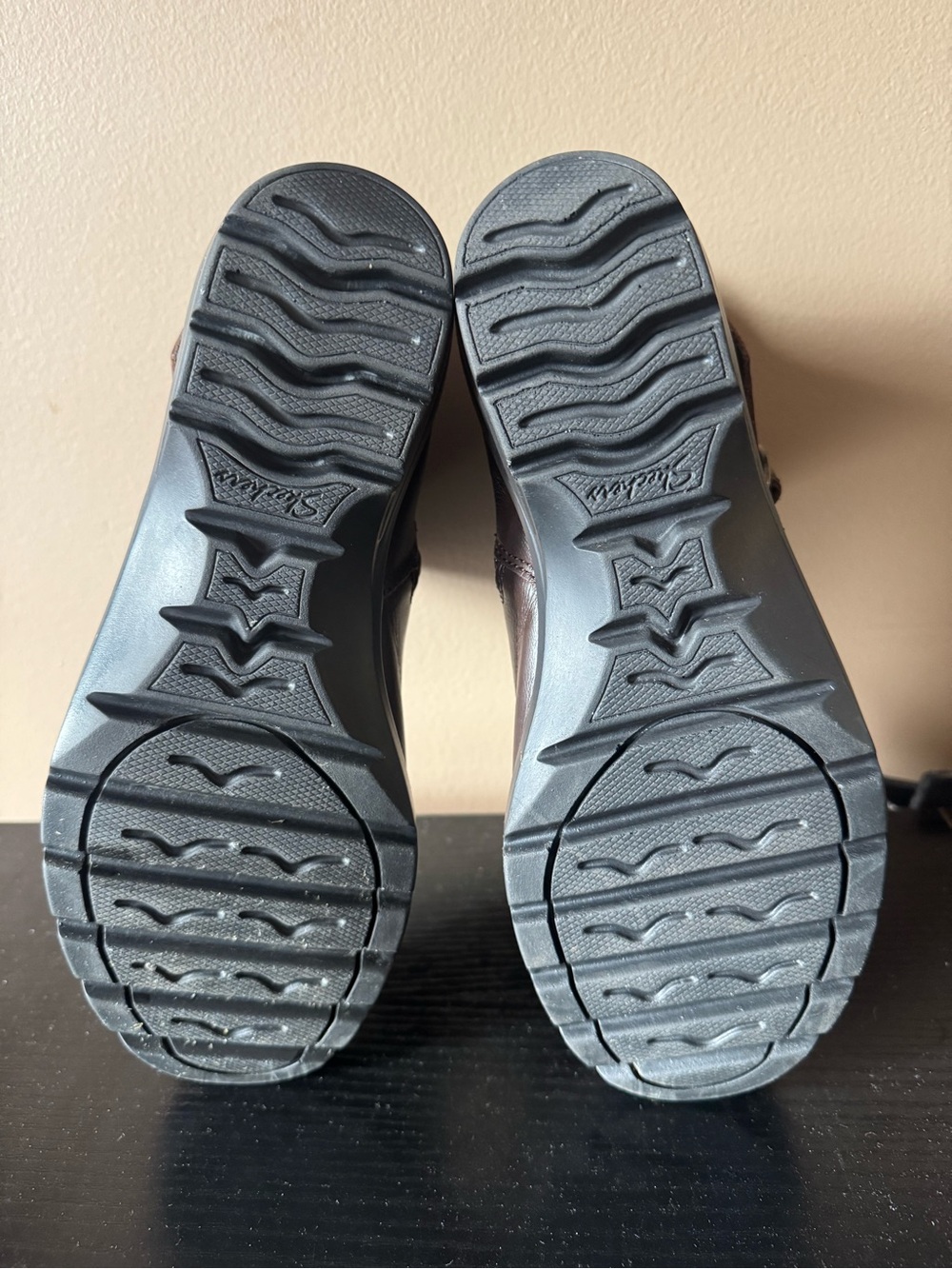 Sketcher’s Relaxed Fit Air-Cooled Memory Foam Brown Ankle Boots - Picture 5 of 6